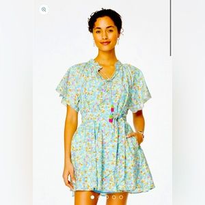 Roller Rabbit Marine Temmy Silk Blend Dress - NWT perfect for Summer!